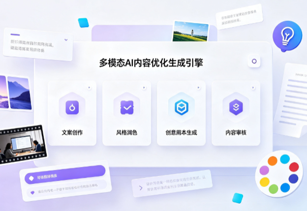 市中区AI智能内容优化创新 多模态生成技术丰富数字内容创作生态