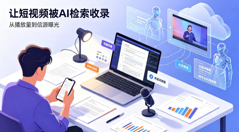 市中区短视频创作者新必修课：吃透 GEO 优化，让抖音内容被豆包、DeepSeek、元宝智能体收录
